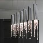 Sexy Crystals H7 Linear Suspension - Chrome / Swarowski Strass