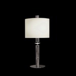 Sun Rise Table Lamp - Chrome / Beige