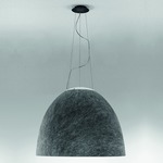 Nur Acoustic Pendant - Silver / Dark Gray