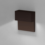 Piano Mono Wall Light - Bronze / Frosted