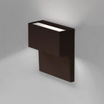 Piano Dual Wall Light - Bronze / Frosted