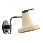 Garcon Wall Sconce - Black / Beige