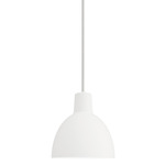 Toldbod Metal Pendant - White / White