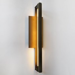 Ray Wall Light - Blackened Bronze / Frosted