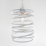Spiral Nest Pendant - Arctic White / White