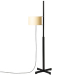 TMM Floor Lamp - Black Oak / Beige
