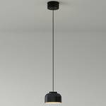 HeadHat Bowl Pendant - Black / Black