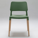 Belloch Chair - Set of 4 - Green / Natural Beech