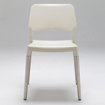 Belloch Chair - Set of 4 - White / Matte Aluminum