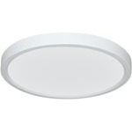 Gabe Round Ceiling Light - White / Opal