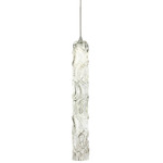Flo Pendant - Polished Nickel / Clear