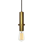 Firenze Vintage INC Monopoint Pendant - Satin Brass