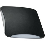 Shanti Outdoor Wall Light - Black / Opal