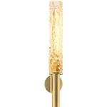 Firenze Wall Sconce - Brushed Brass / Clear