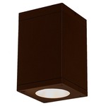 Cube 5IN Architectural Ceiling Light - Bronze / Clear