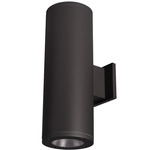 Tube 6IN Architectural Up and Down Beam Wall Light - Black / Clear