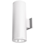 Tube 6IN Architectural Up and Down Beam Wall Light - White / Clear