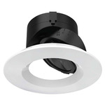 Aether 2IN Round Adjustable Downlight Trim - White