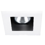 Aether 2IN Square Downlight Trim - White / Black Reflector