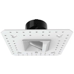 Aether 2 inch Square Trimless Wall Wash - White