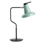 Garcon Table Lamp - Black / Mint Green