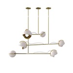 Laine Chandelier - Brass