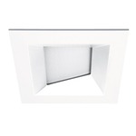 Ocularc 3.5IN SQ Wall Wash Trim - White / Frosted