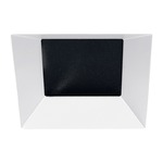 Ocularc 3.5IN SQ Trimless Adjustable Downlight Trim - White / Frosted