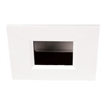 Ocularc 3.5IN SQ Trimless Pinhole Trim - White / Frosted