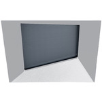 Ocularc 3.5IN SQ Trimless Wall Wash Trim - Haze / Frosted