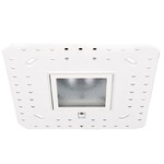 Aether 2IN Square Trimless Adjustable Downlight Shower Trim - White