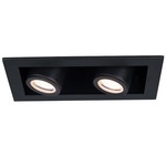 Silo Multiples Adjustable Spot Trim and Housing - Black