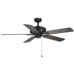 Courtyard Outdoor Ceiling Fan - Matte Black