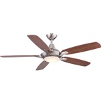 Solero Ceiling Fan with Light - Nickel