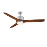 Sora Outdoor Ceiling Fan with Light - Galvanized Iron