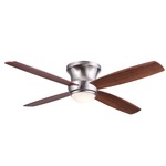 Zorion Flush Ceiling Fan - Nickel