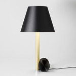 Calee XS Table Lamp - Satin Graphite / Satin Brass