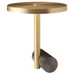 Calee XL Table Lamp - Satin Graphite / Satin Brass
