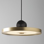 Calee V4 Pendant - Satin Brass / Satin Graphite