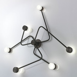 Constellation Wall / Ceiling Light - Satin Graphite / Satin Graphite