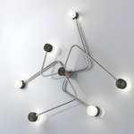 Constellation Wall / Ceiling Light - Satin Nickel / Satin Graphite