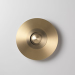 Earth Sober Wall / Ceiling Light - Satin Brass / Satin Brass