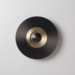 Earth Sober Wall / Ceiling Light - Satin Brass / Satin Graphite