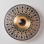 Earth Turtle Wall / Ceiling Light - Satin Brass / Satin Graphite