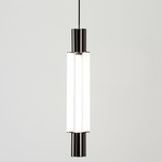 Signal Chandelier - Polished Graphite / Opal