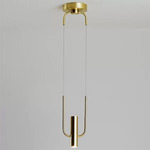 Storm Pendant - Polished Brass