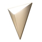 Tetra Wall Light - Satin Brass