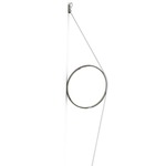 Wirering Wall Light - Polished Black / White