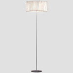 Curvas Floor Lamp - Stainless Steel / White