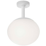 Elipse Outdoor Ceiling Light - White